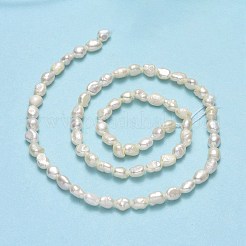 Brins de perles de culture d'eau douce naturelles&nbsp;PEAR-A005-13C-01-X