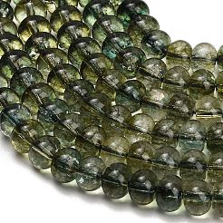 Hilos de cuentas de vidrio de imitación de piedras preciosas teñidas&nbsp;GL-Z001-03B