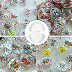 20pcs cuentas de acrílico transparente&nbsp;TACR-SC0002-80A