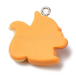 Colgantes de resina opaca con tema otoñal&nbsp;RESI-L038-03P-03
