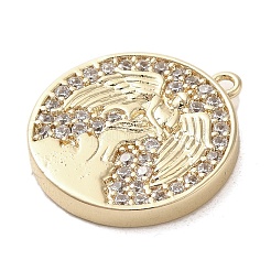 Pendentifs en laiton zircon cubique transparent&nbsp;KK-M275-08G