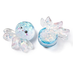 Cabochon decoden in resina epossidica trasparente&nbsp;CRES-P035-10D