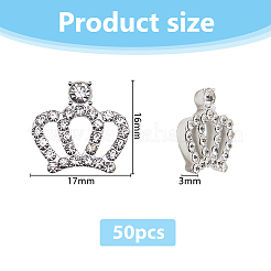 50 Stück Strass-Cabochons aus Kunstharz.&nbsp;RESI-DC0001-44