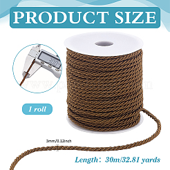 1 Rolle 30 m 3-lagige gedrehte Polyesterschnur&nbsp;OCOR-PH0007-19C