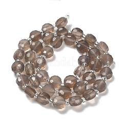 Fili di perle agata grigio naturale &nbsp;G-B153-A01