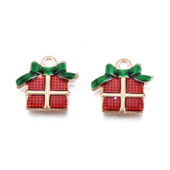 Weihnachten Legierung Emaille Anhänger&nbsp;ENAM-Q442-58