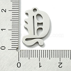 Pendentifs en acier inoxydable 201 anti-ternissement&nbsp;STAS-B055-01P-Y