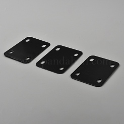 Rechteckige Halsscheiben aus Kunststoff&nbsp;KY-WH0046-130