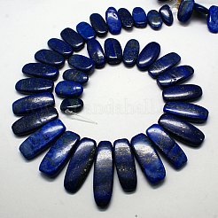 Natürlichen Edelstein Lapislazuli Anhänger absolvierte Perlen Stränge&nbsp;G-F129-B-02