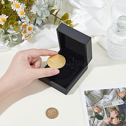 Rechteckige Münzaufbewahrungsboxen aus PU-Kunstleder&nbsp;CON-WH0089-145B