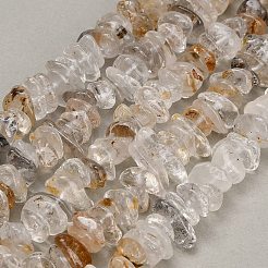 Hilos de cuentas de diamantes herkimer naturales&nbsp;GG-CBAC61B-C08-01