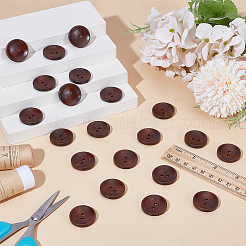 100 Stück Holzknöpfe&nbsp;BUTT-GO0001-11