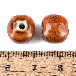 Perles de porcelaine vintage faites à la main&nbsp;PORC-N013-18-18