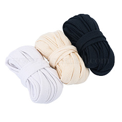 15m 3 Farben flache Baumwollhohlschnur&nbsp;OCOR-TA0002-91