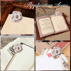 Clips en alliage de fleurs&nbsp;AJEW-WH20130-221A-02