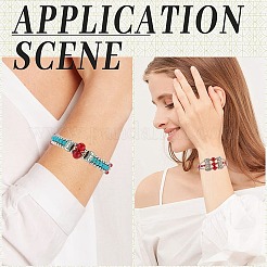 DIY-Set zur Herstellung von Armbändern aus ethnischen Edelsteinen&nbsp;DIY-SC0020-96