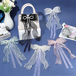Broches de encaje con lazo para la ropa&nbsp;JEWB-WH20014-06D