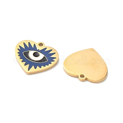 304 Edelstahl-Emaille-Anhänger&nbsp;STAS-K295-56G-01