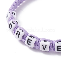Braccialetto di perline intrecciate per sempre&nbsp;BJEW-JB07602