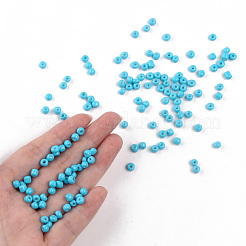 Perles de rocaille en verre&nbsp;SEED-S003-K10