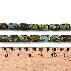 Natürliche afrikanische türkis (jasper) perlen stränge&nbsp;G-G980-33B