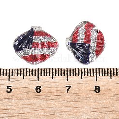 Unabhängigkeitstag transparentes Epoxidharz & Glitzerpulver-Cabochons&nbsp;RESI-G132-02