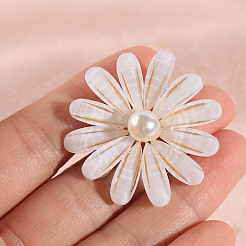Exquisite Blumenbrosche aus Legierung für Mädchen und Frauen&nbsp;PW-WG37E88-01