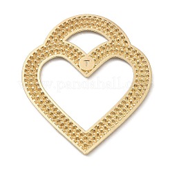 Gros pendentifs en alliage avec strass&nbsp;ALRI-F074-01G-01