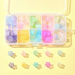 9 Farben transparente Acrylperlenkappen&nbsp;OACR-FS0001-72
