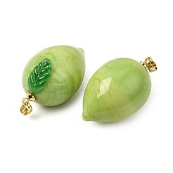 Colgantes artesanales de lampwork&nbsp;LA-CBA0C61-02G-01