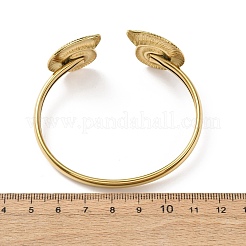 Armreifen aus Edelstahl 304 mit Ozeanmotiv&nbsp;BJEW-T026-01G-03