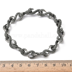 Gliederkettenarmbänder aus 304 Edelstahl für Männer und Frauen&nbsp;BJEW-D385-03AS