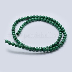 Perline malachite naturali fili&nbsp;G-F571-27AB1-18mm