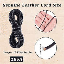 10 m Rindslederband&nbsp;DIY-CL0001-21A