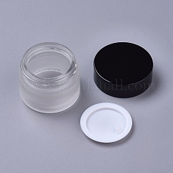 Milchglas Kosmetik Cremetiegel&nbsp;AJEW-WH0104-52A