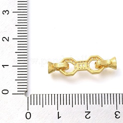 925 Faltschließe aus klarem Zirkonia in Mikropavé-Optik aus Sterlingsilber&nbsp;STER-U006-03G