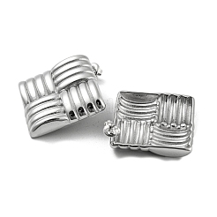 Pendientes de botón de acero inoxidable 304 que no se deslustran&nbsp;EJEW-M233-12P