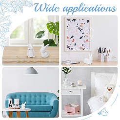 5 pièce de décoration d'affichage en porcelaine de 5 styles&nbsp;AJEW-GL0002-01