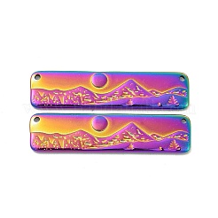 Pendentifs en acier inoxydable 304 avec placage ionique (IP)&nbsp;STAS-B032-25MC