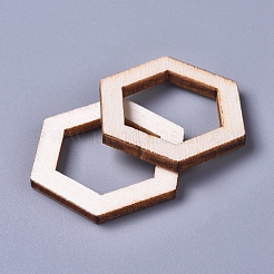 Anneaux de liaison en bois de peuplier&nbsp;WOOD-D021-06B
