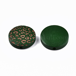 Bemalte Naturholzperlen&nbsp;WOOD-T021-49B-05