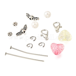 DIY-Set zur Herstellung von Engelanhängern aus ABS-Kunstperlen&nbsp;DIY-FP0001-44