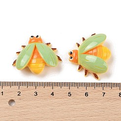 Insektenmotiv undurchsichtige Decoden-Cabochons aus Kunstharz&nbsp;RESI-M044-02C