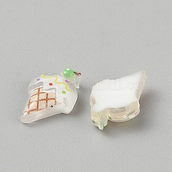 Cabochon stampati in resina opaca&nbsp;RESI-WH0028-37D