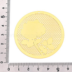 Messing Filigrane große Anhänger&nbsp;KKC-T003-05G