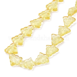 Chapelets de perles en verre transparent&nbsp;EGLA-C002-A01