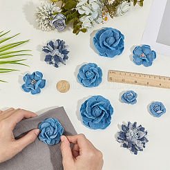 10 Stück 5 Stile Polyester Ornament Zubehör&nbsp;DIY-CY0003-20B