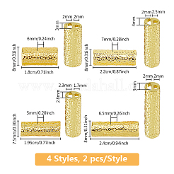 8 Stück 4 Stile Legierung Uhrenarmband Adapter Anschlüsse&nbsp;FIND-DC0006-84G