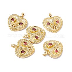 Gestell Messing micro ebnen Zirkonia Anhänger&nbsp;ZIRC-C040-24G