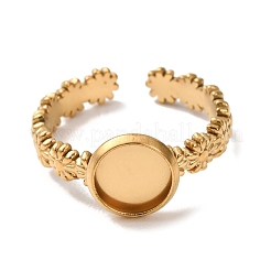 Composants de bague de manchette en acier inoxydable 304 à fleurs&nbsp;STAS-P454-05A-G